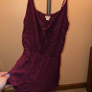 Maroon romper